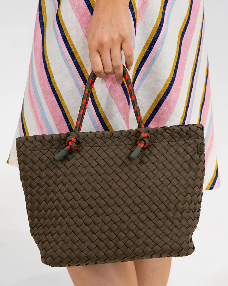 MICHIGAN TOTE | Khaki Neo Plait