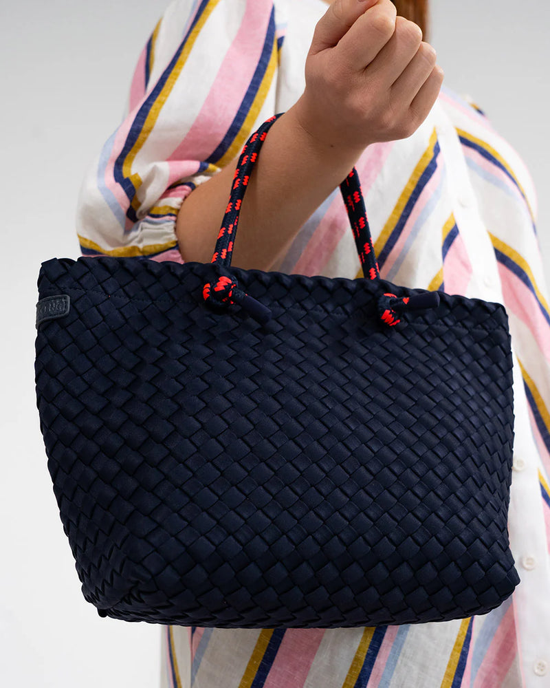 MICHIGAN TOTE | Navy Neo Plait