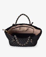 MICHIGAN TOTE | Black Neo Plait