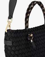 MICHIGAN TOTE | Black Neo Plait