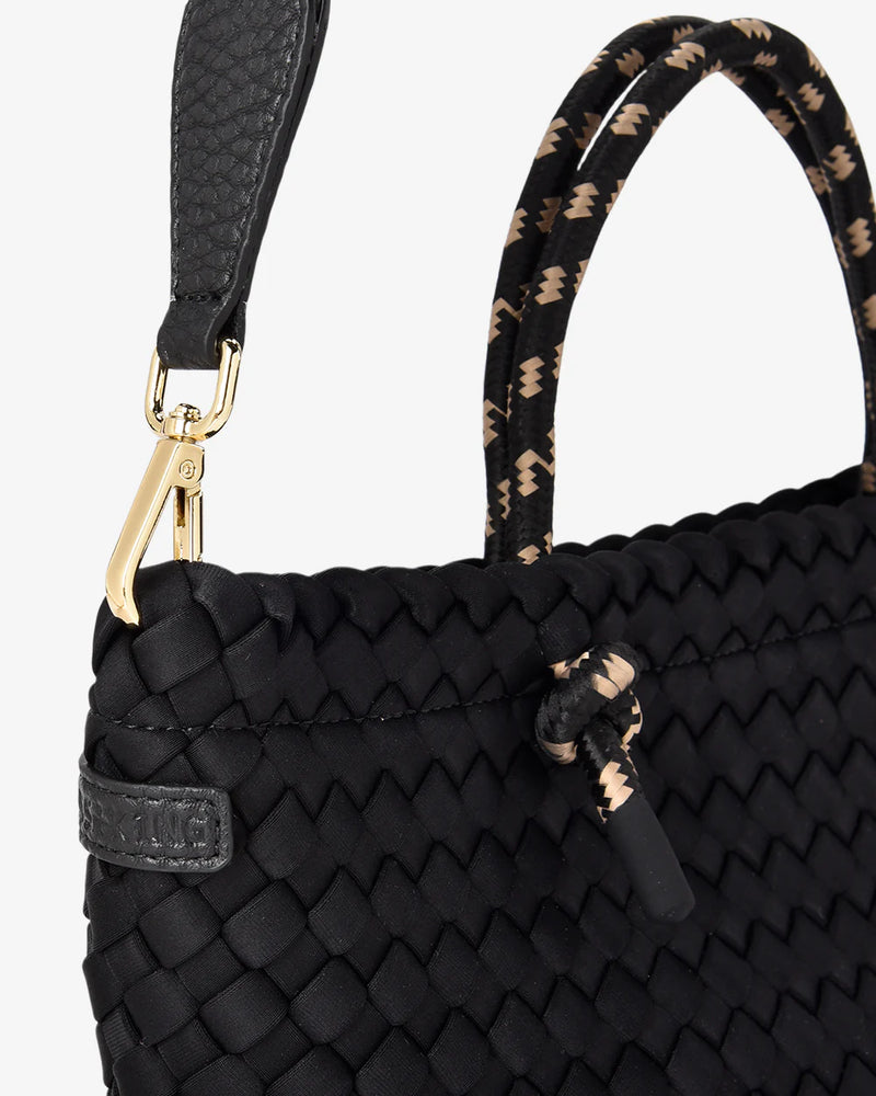 MICHIGAN TOTE | Black Neo Plait