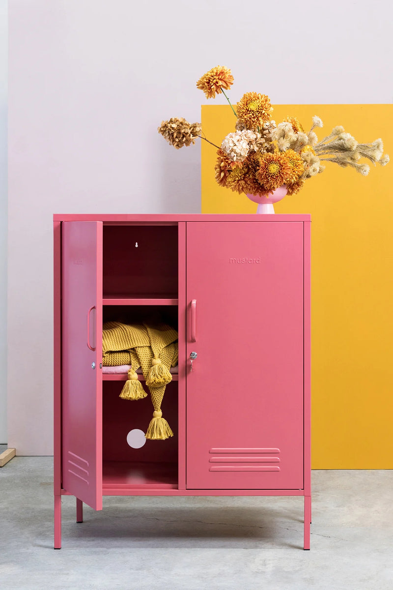 The Midi Locker in Berry by MUSTARD MADE