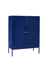 The Midi Locker in Navy by MUSTARD MADE