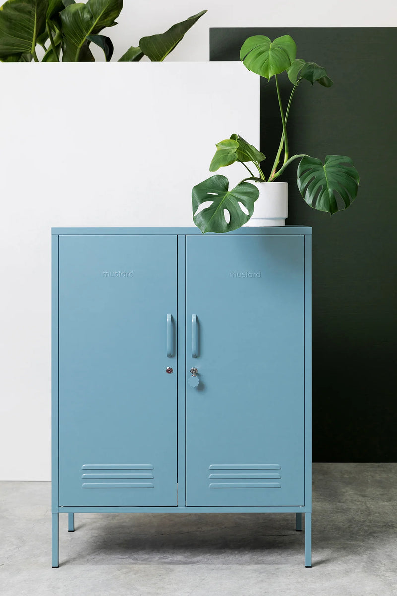 The Midi Locker in Ocean by MUSTARD MADE