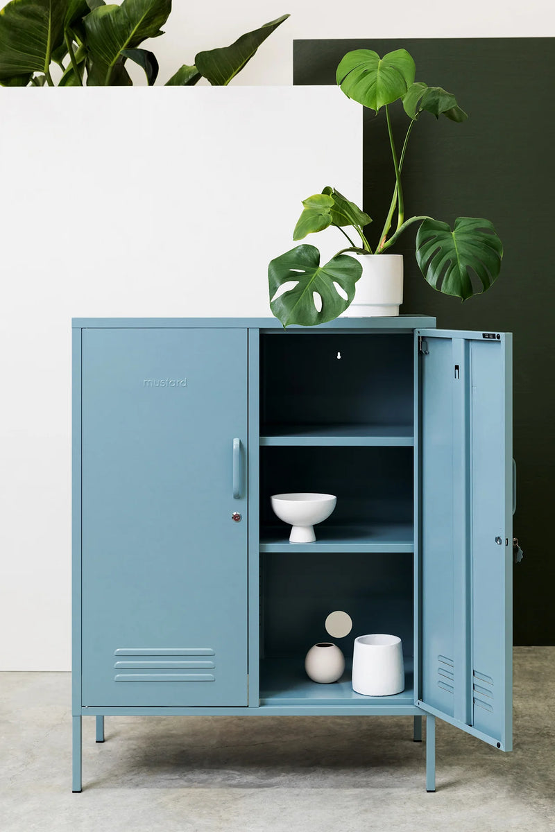 The Midi Locker in Ocean by MUSTARD MADE