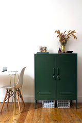 The Midi Locker in Olive by MUSTARD MADE