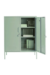 The Midi Locker in Sage by MUSTARD MADE