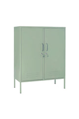 The Midi Locker in Sage by MUSTARD MADE