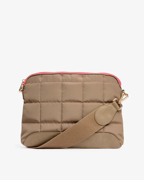 MINI SOHO CROSSBODY BAG in Taupe by Elms and King