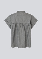 VALENTIN MD STRIPE TOP in Washed Black Stripe by Modstrom