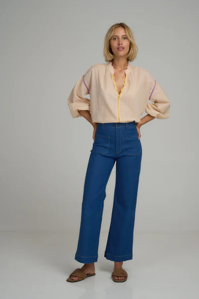 Lilya AMOLLY DENIM JEAN in Stella Blue