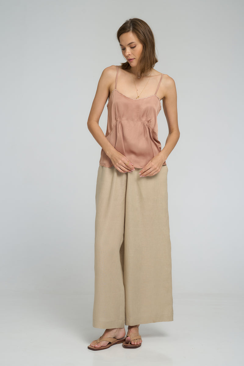 MOONFLOWER TOP | Rose Bisque