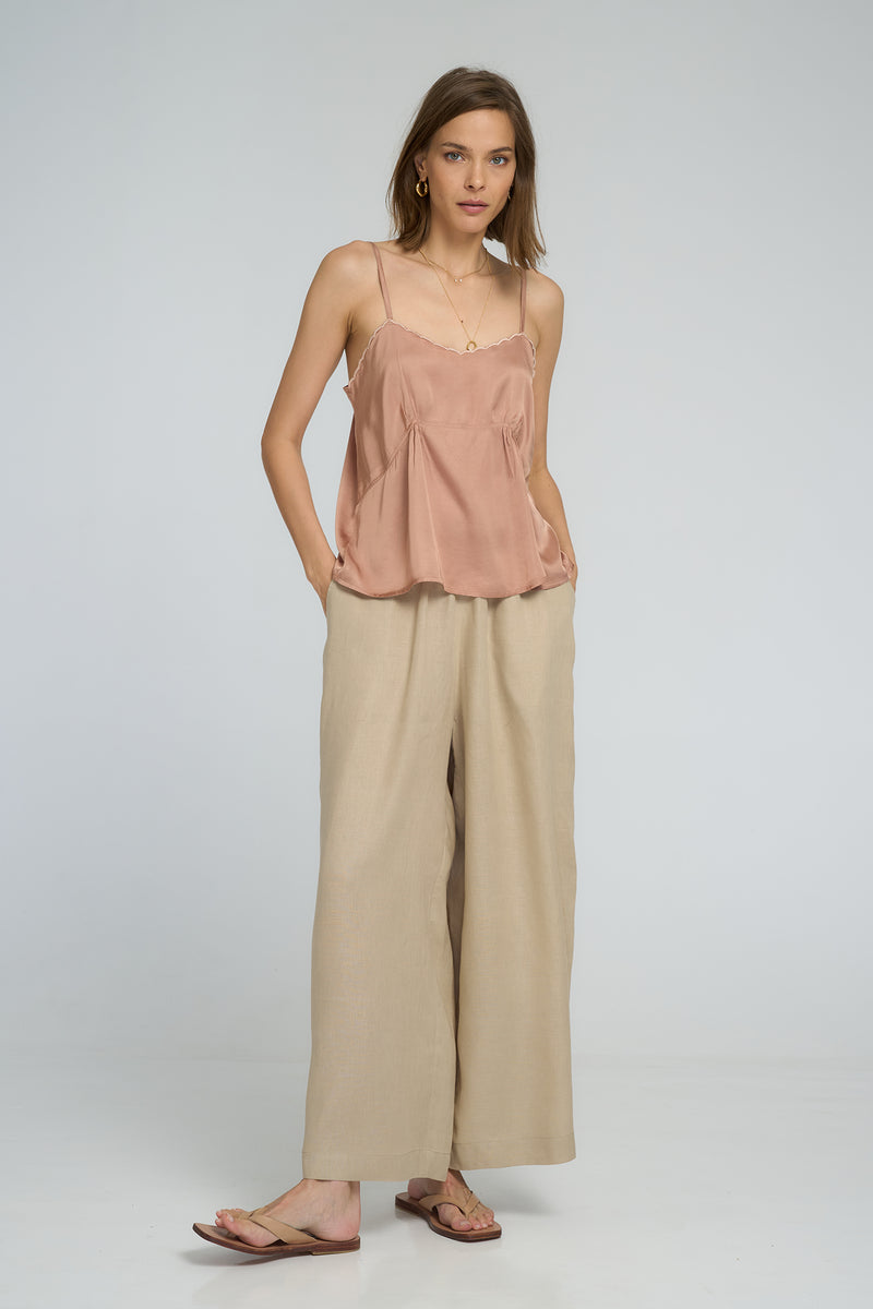 MOONFLOWER TOP | Rose Bisque