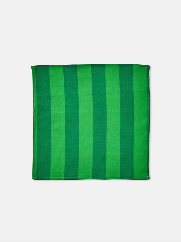 BOLD STRIPE GREEN NAPKINS from Bonnie and Neil