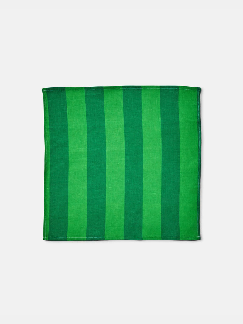 BOLD STRIPE GREEN NAPKINS from Bonnie and Neil