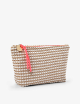 NAPILI CASE LARGE in Latte and White by Elms + King