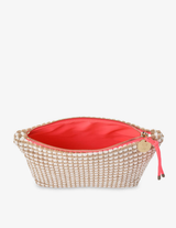 NAPILI CASE LARGE in Latte and White by Elms + King