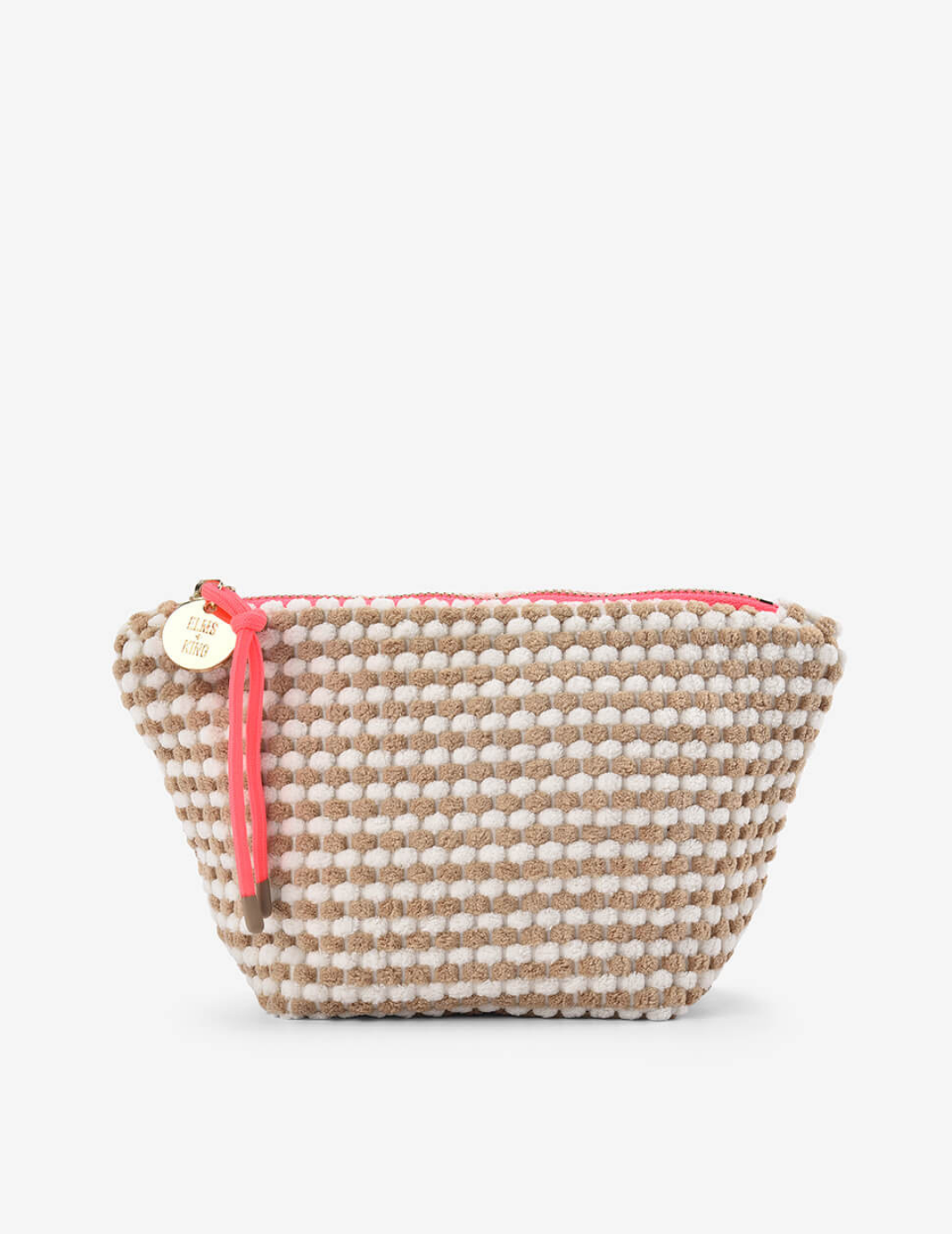 NAPILI CASE SMALL in Latte and White by Elms + King