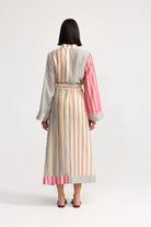 Neottia Dress in Peony Stripe by Aston Studio