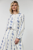 NICKY LONG SLEEVE SHIRT in Creme by Lollys Laundry