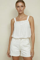 NINA LINEN CAMI in White from Lola Australia
