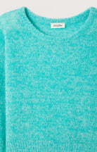 NUGGY JUMPER NUG18AE in Fluro Turquoise Melange by American Vintage