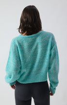 NUGGY JUMPER NUG18AE in Fluro Turquoise Melange by American Vintage