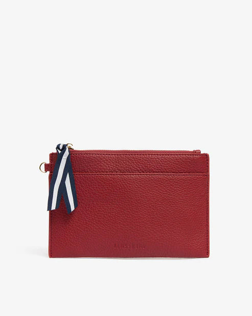 NEW YORK COIN PURSE in Burgundy by Elms and King