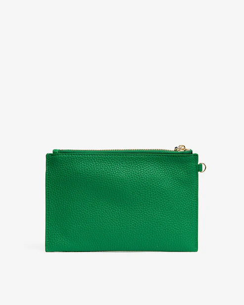 NEW YORK COIN PURSE in Green by Elms and King