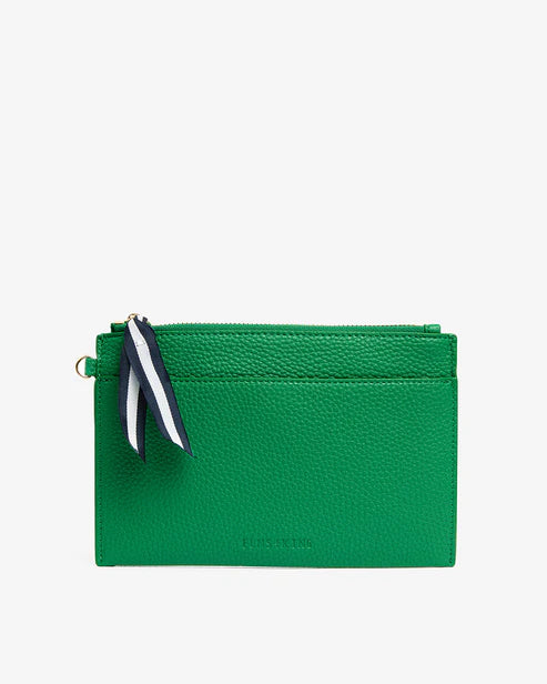 NEW YORK COIN PURSE in Green by Elms and King