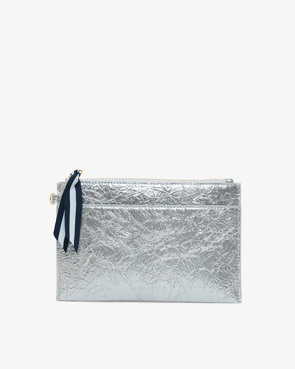 NEW YORK COIN PURSE | Silver Crinkle - Darling & Domain