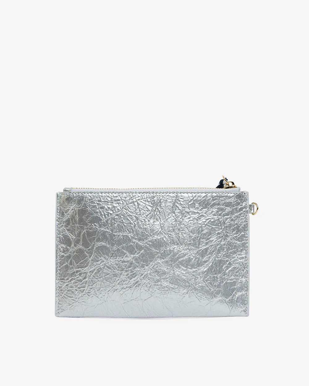 NEW YORK COIN PURSE | Silver Crinkle - Darling & Domain