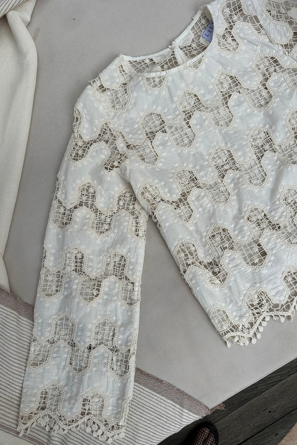 NORFOLK TOP in Natural, by Lilya 