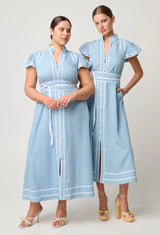 PANAMA TENCEL DRESS in Chambray from Oncewas