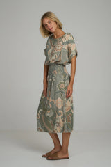 Lilya ODIN DRESS in Batik Sage