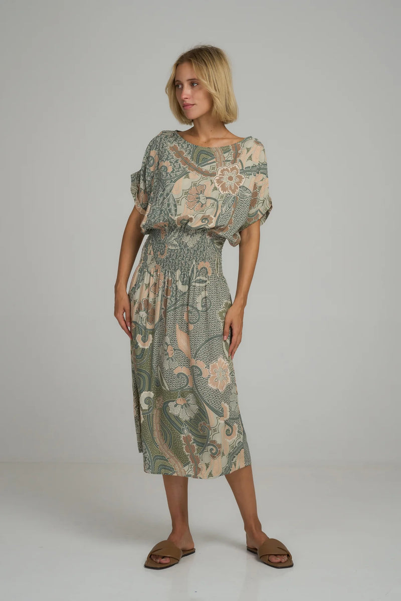 Lilya ODIN DRESS in Batik Sage