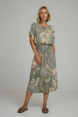 Lilya ODIN DRESS in Batik Sage