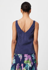 DELRAY REVERSIBLE CUPRO CAMI | Lapis