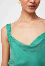 DELRAY REVERSIBLE CUPRO CAMI | Bay Green