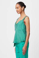 DELRAY REVERSIBLE CUPRO CAMI | Bay Green