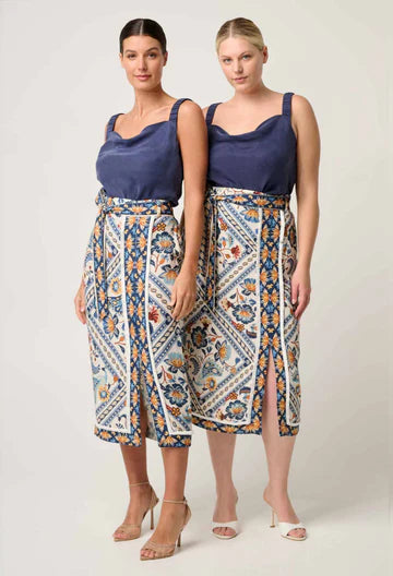 DELRAY REVERSIBLE CUPRO CAMI | Lapis