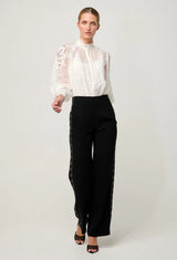 SEVILLA COTTON SILK SHIRT in Blanca from Oncewas