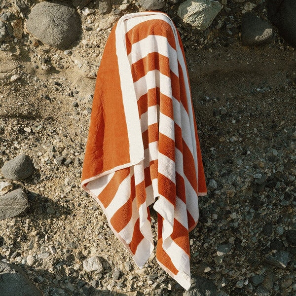 THE BEACH TOWEL in Crew Le Sirenuse Stripe from Business & Pleasure Co