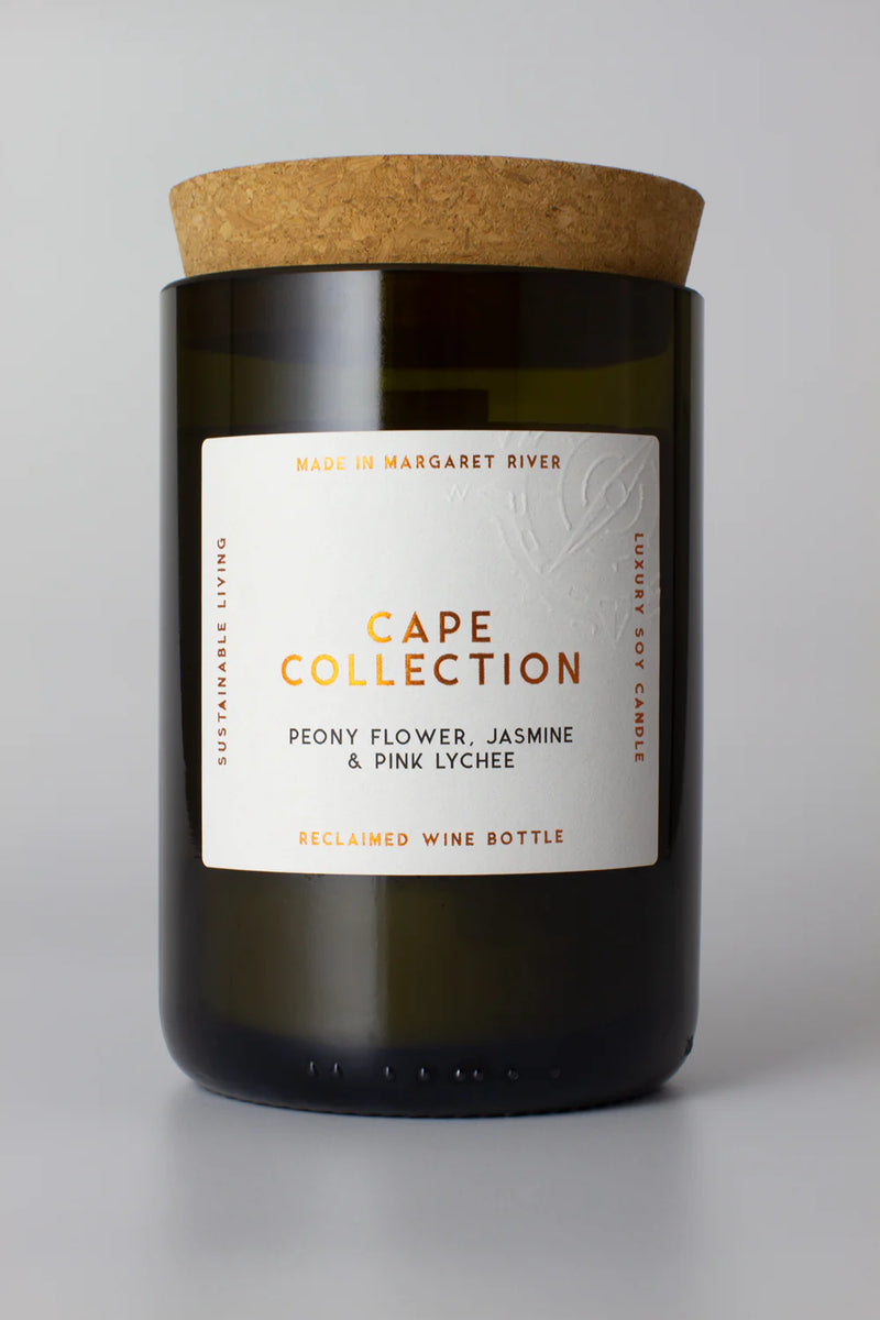 CAPE COLLECTION CANDLE in Peony Flower + Jasmine