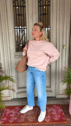 PAULA MD SWEAT in Peach Whip by Modstrom