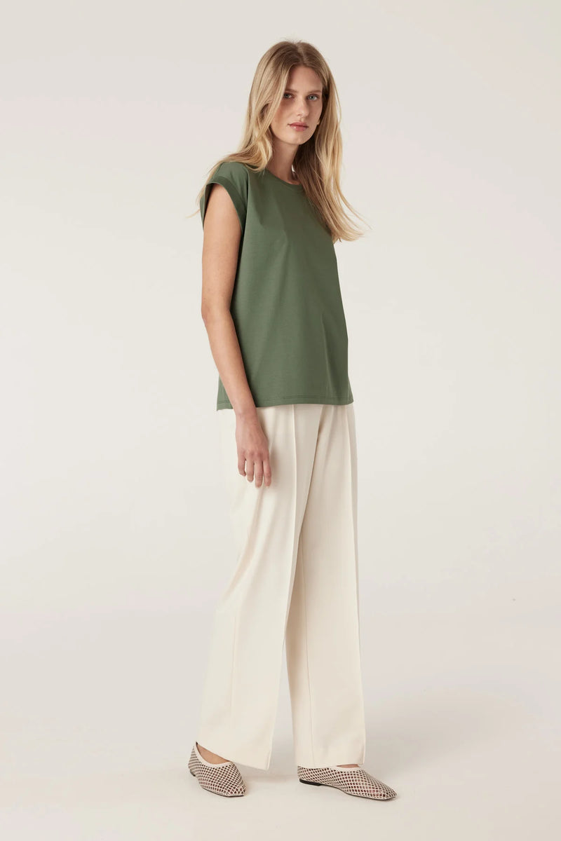 Pima Tee in Khaki from Cable Melbourne
