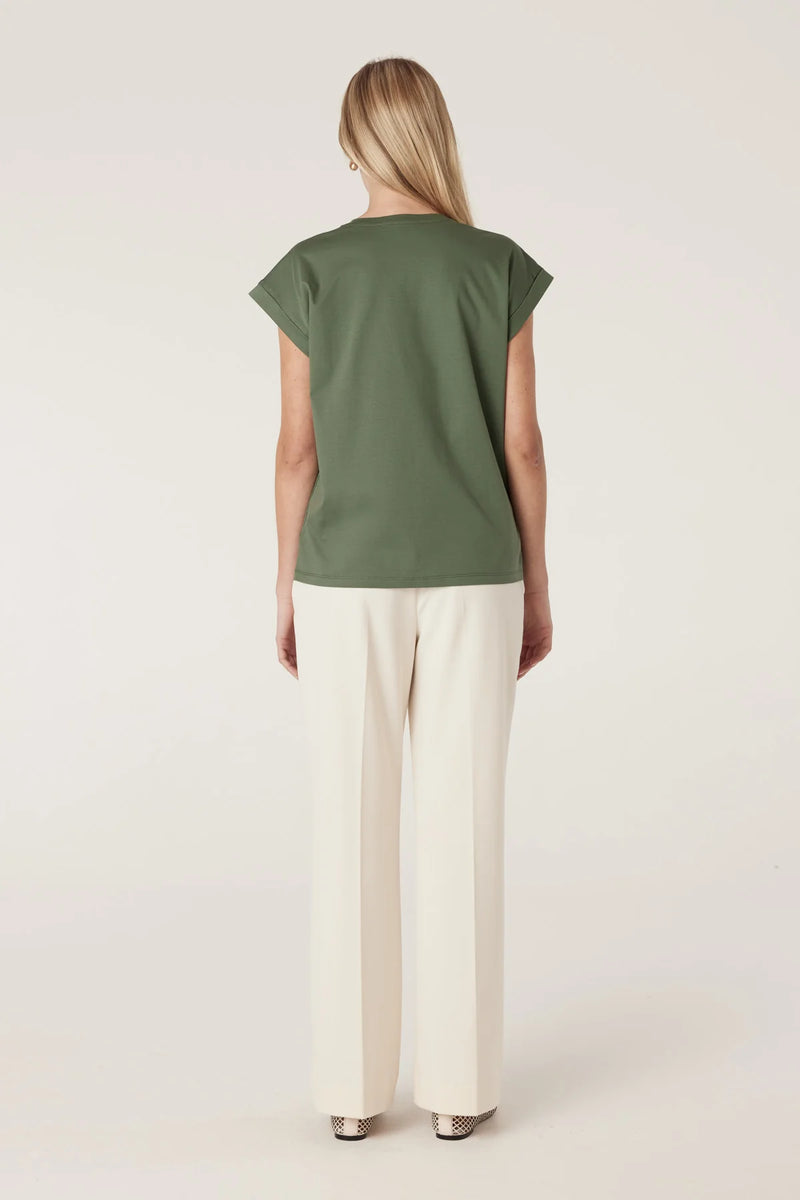 Pima Tee in Khaki from Cable Melbourne