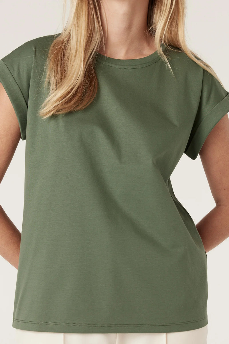 Pima Tee in Khaki from Cable Melbourne