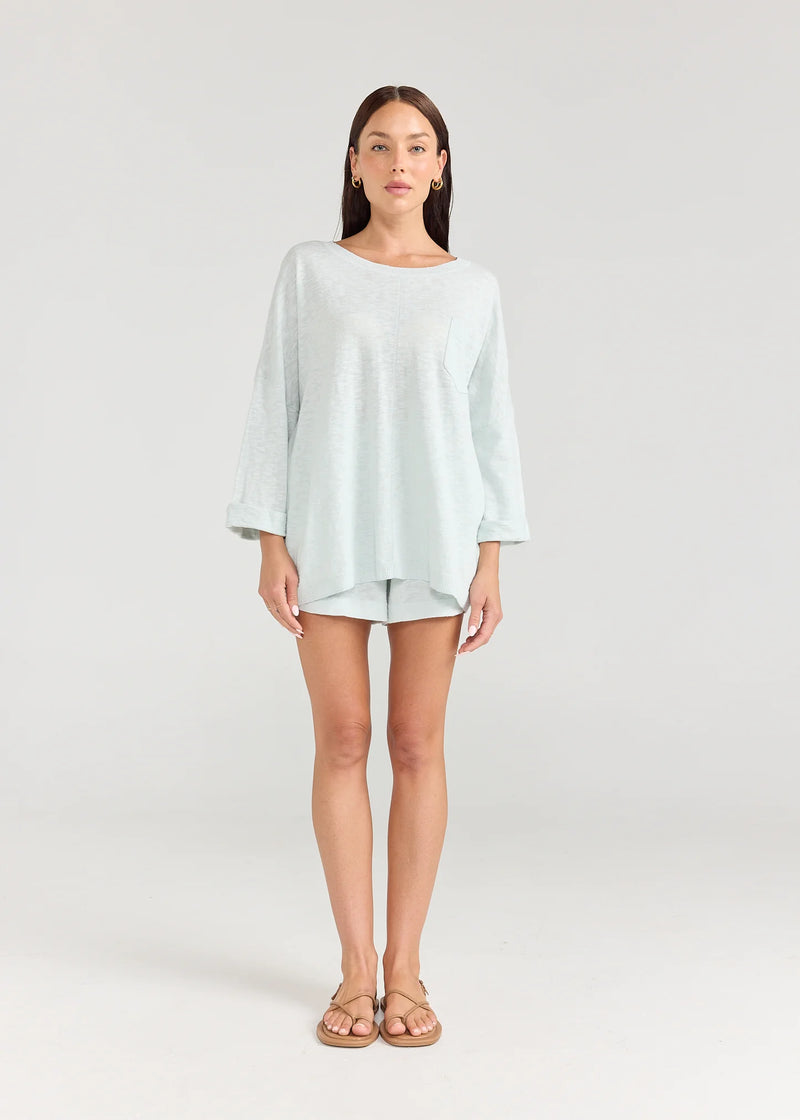 LINA TOP in Sky by Pippa Ridley
