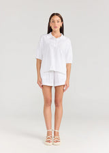 POLO TOP | White